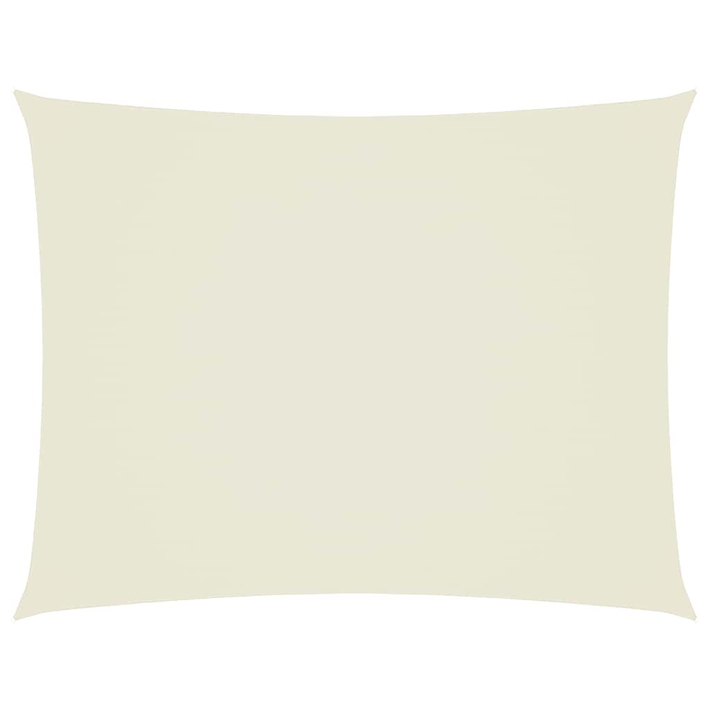 Oxford-kangast päikesepuri, ristkülik, 3 x 6 m kreemjas