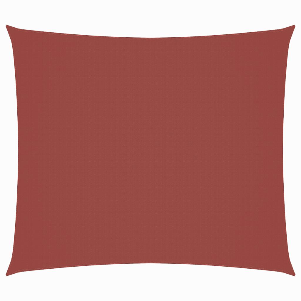 Oxford-kangast päikesepuri, ristkülik, 2 x 2,5 m terrakota