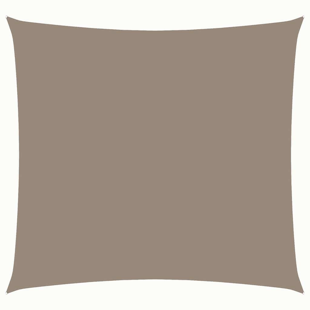Oxford-kangast päikesepuri, kandiline, 3,6x3,6 m, pruunikashall