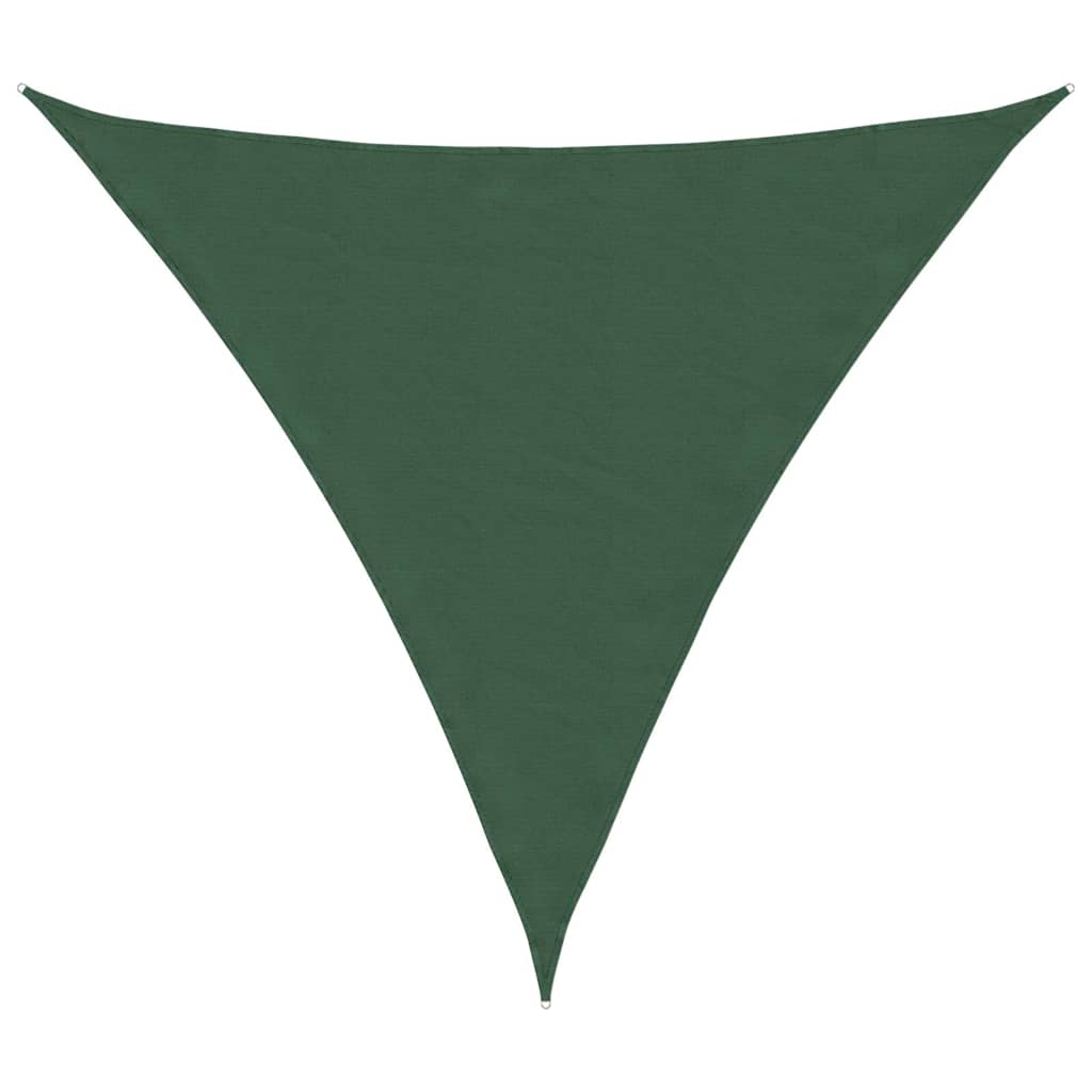 Päikesepuri, kolmnurk, 3,6 x 3,6 x 3,6 m, tumeroheline