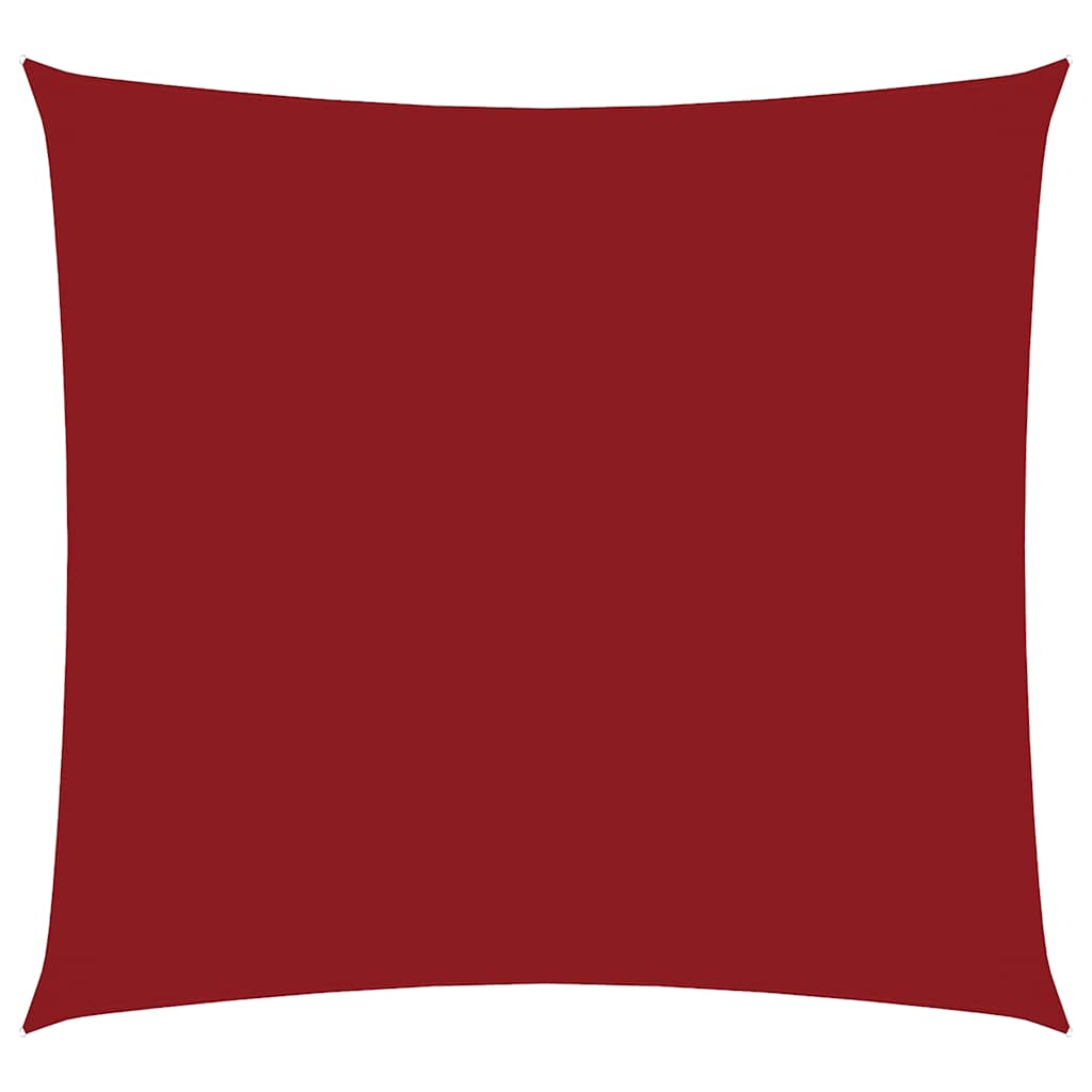 Oxford-kangast päikesepuri kandiline, 2 x 2 m, punane