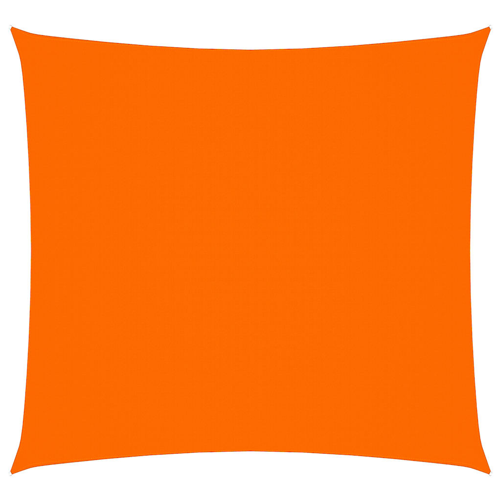 Oxford-kangast päikesepuri, kandiline, 3 x 3 m, oranž
