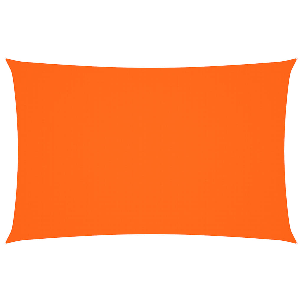 Oxford-kangast päikesepuri, ristkülikukujuline, 5 x 8 m, oranž