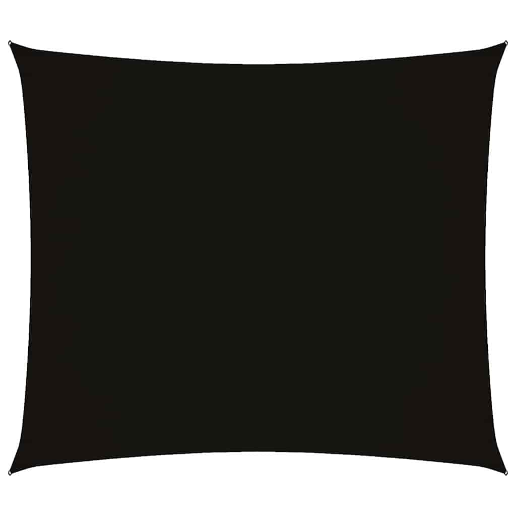 Oxford-kangast päikesepuri, ristkülik, 2 x 2,5 m, must