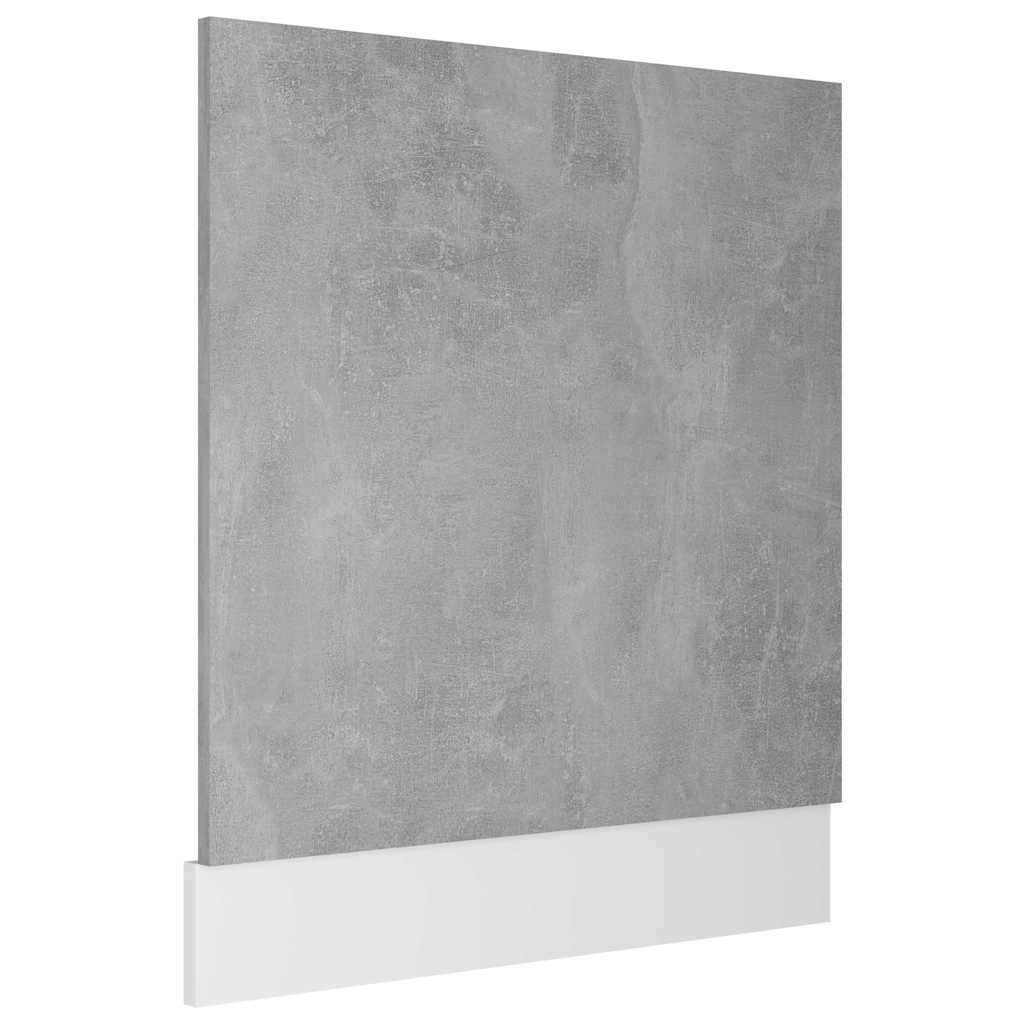 Nõudepesumasina esipaneel "Lyon", betoonhall, 59,5 x 3 x 67 cm, töödeldud puit