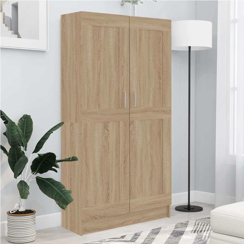 Raamatukapp Sonoma tamm 82,5 x 30,5 x 150 cm tehispuit