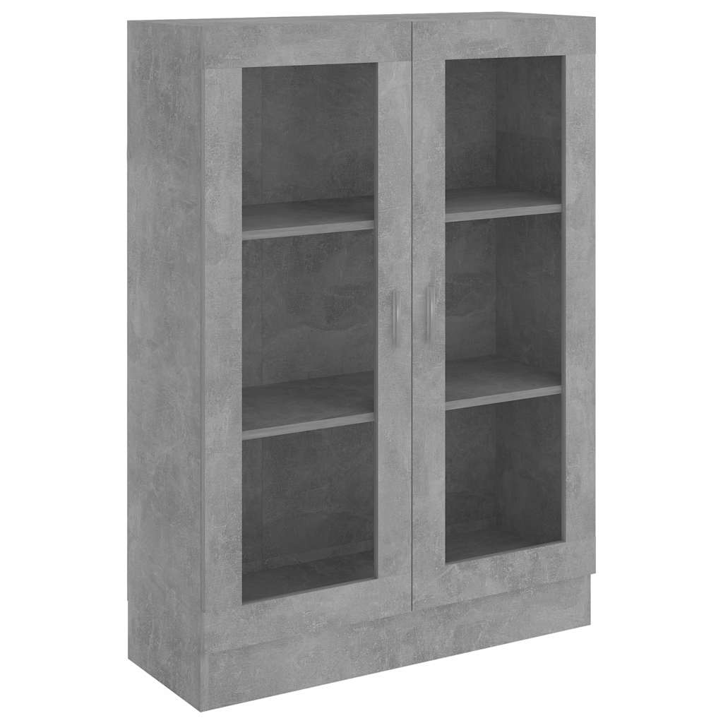 Vitriinkapp betoonhall 82,5 x 30,5 x 115 cm tehispuit
