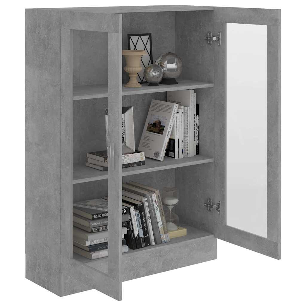 Vitriinkapp betoonhall 82,5 x 30,5 x 115 cm tehispuit