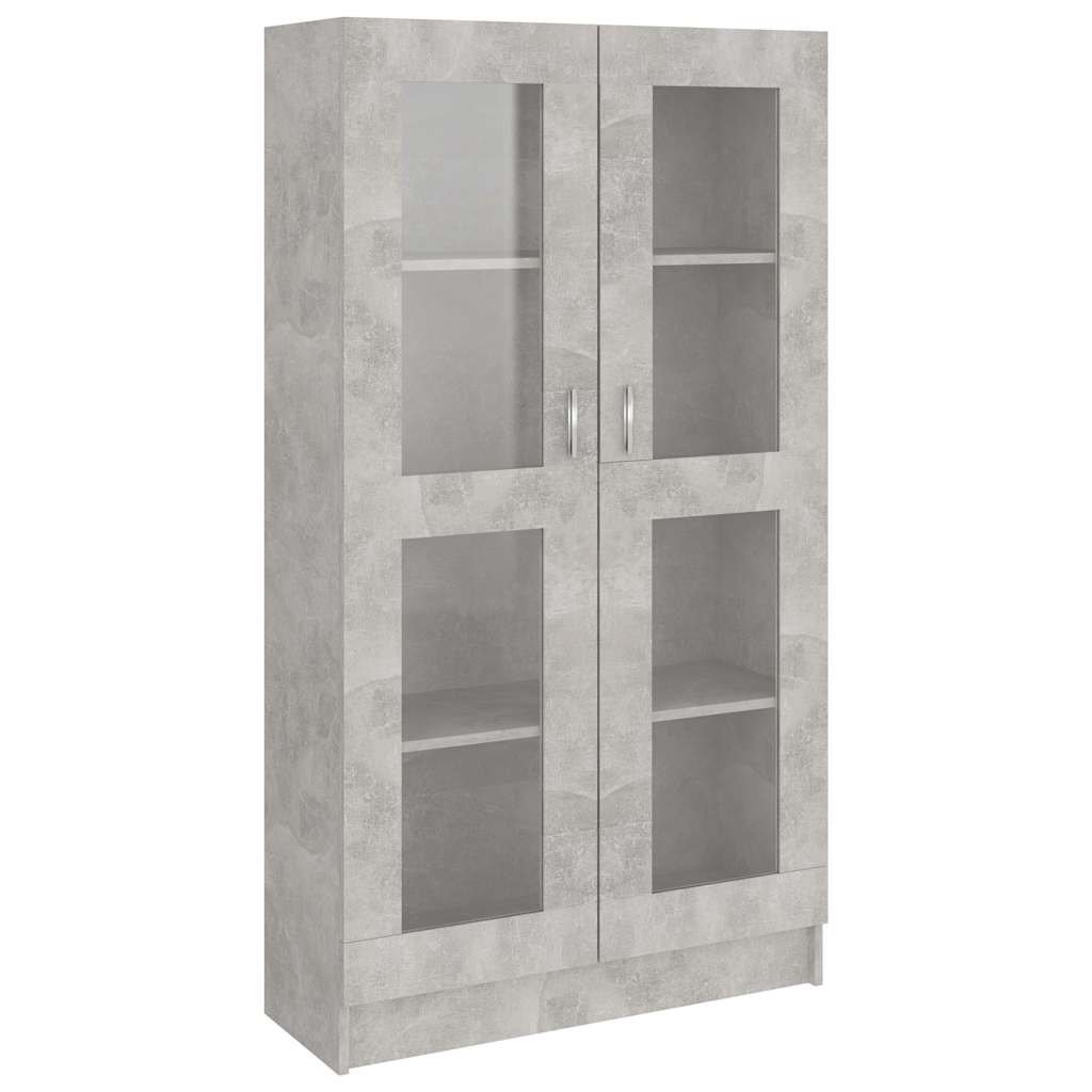 Vitriinkapp betoonhall 82,5 x 30,5 x 150 cm tehispuit