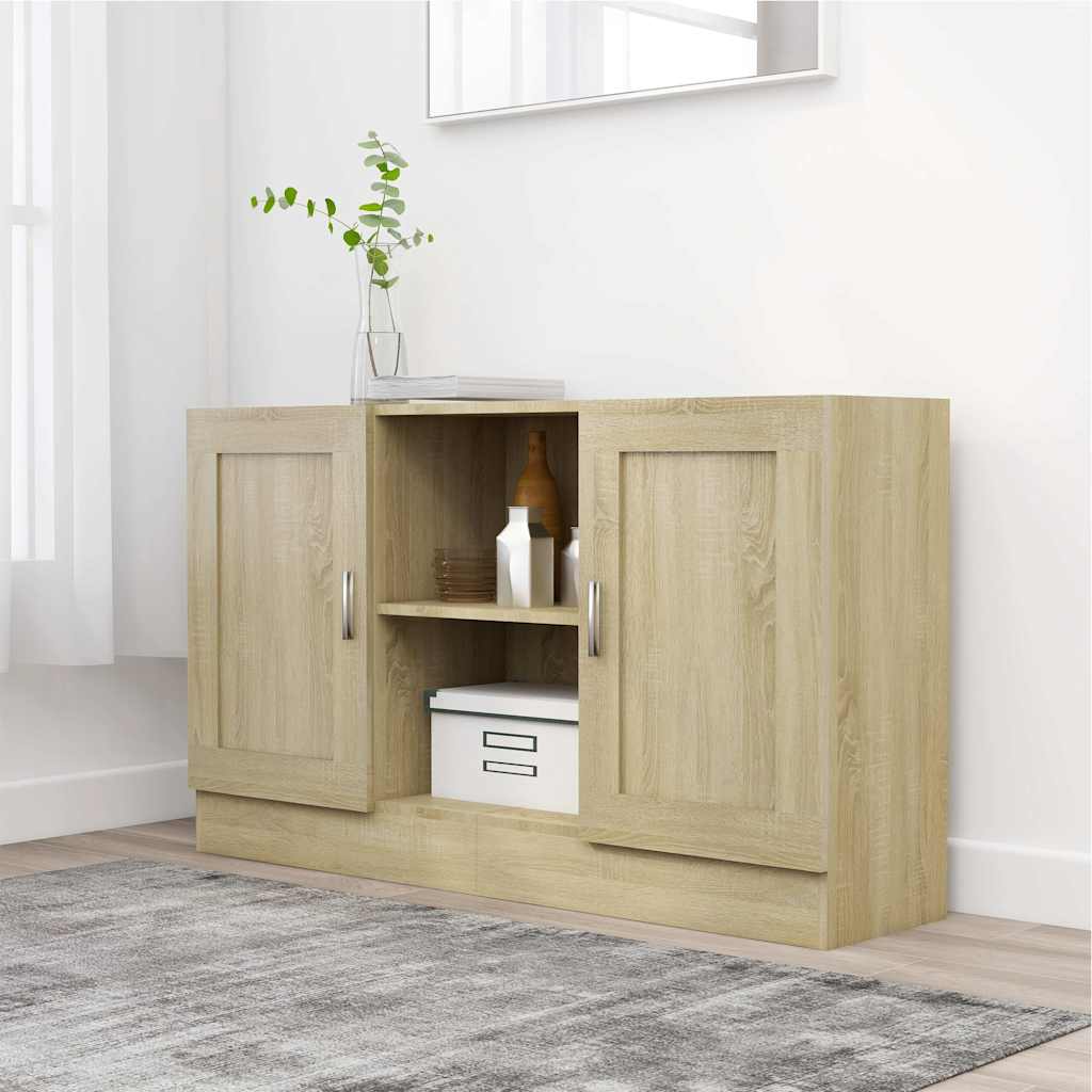 Puhvetkapp Sonoma tamm 120 x 30,5 x 70 cm tehispuit