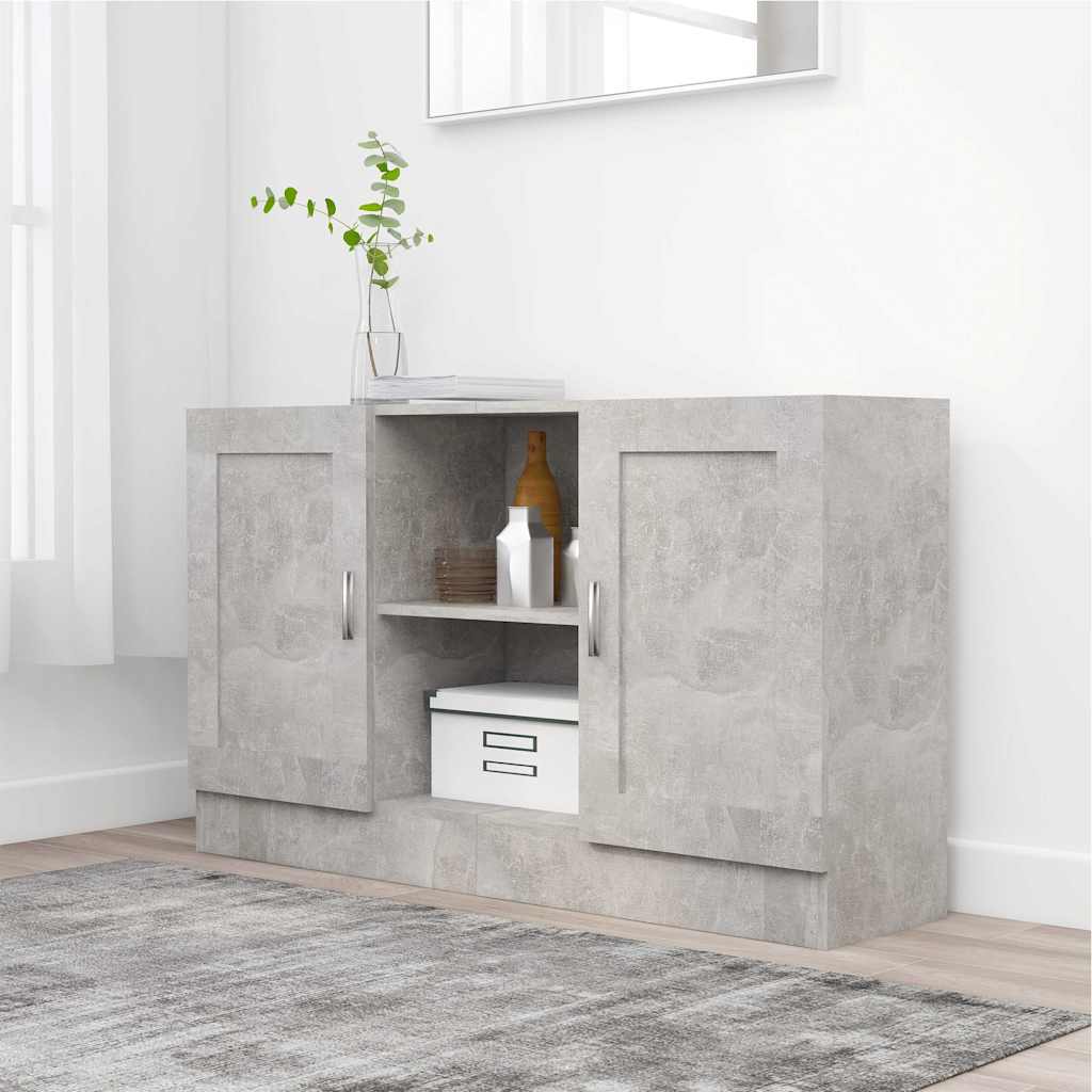 Puhvetkapp, betoonhall 120 x 30,5 x 70 cm tehispuit