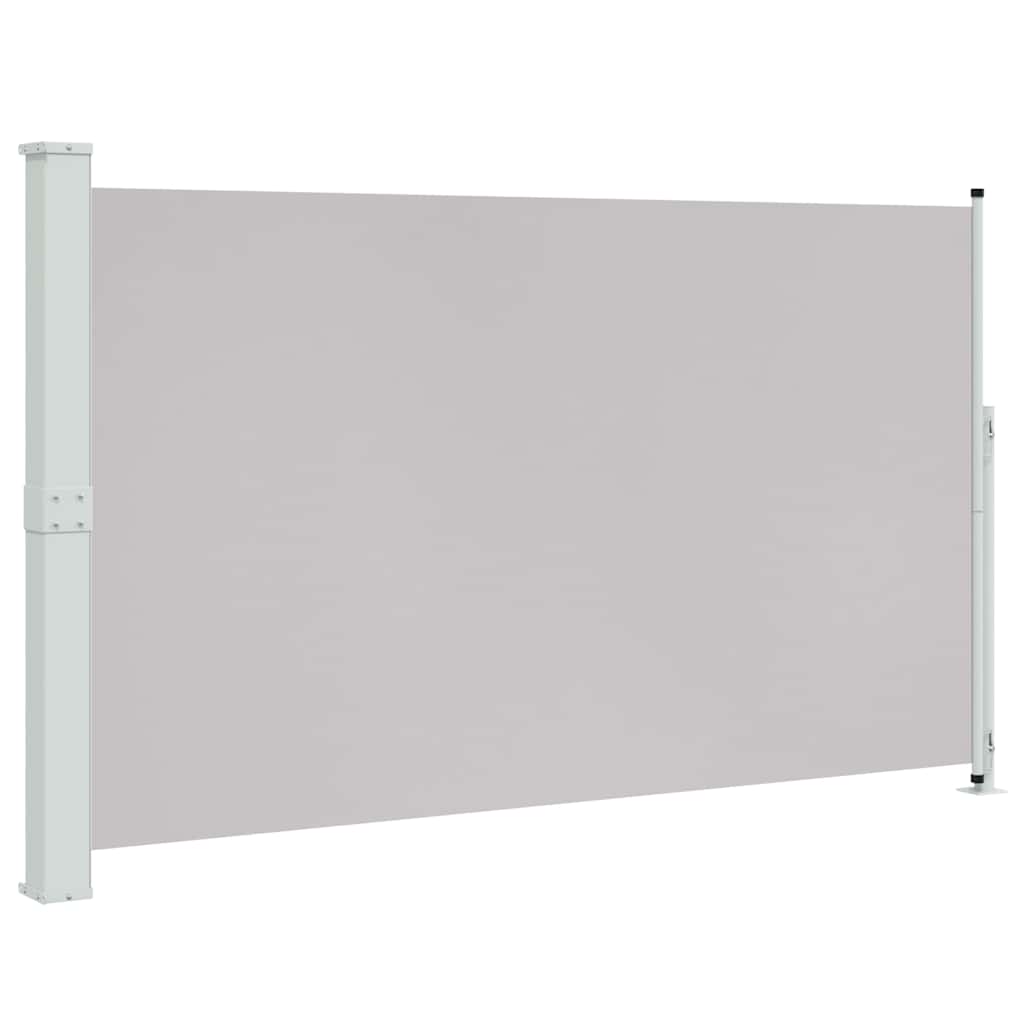 Lahtitõmmatav terrassi külgsein, 180 x 314 cm, hall