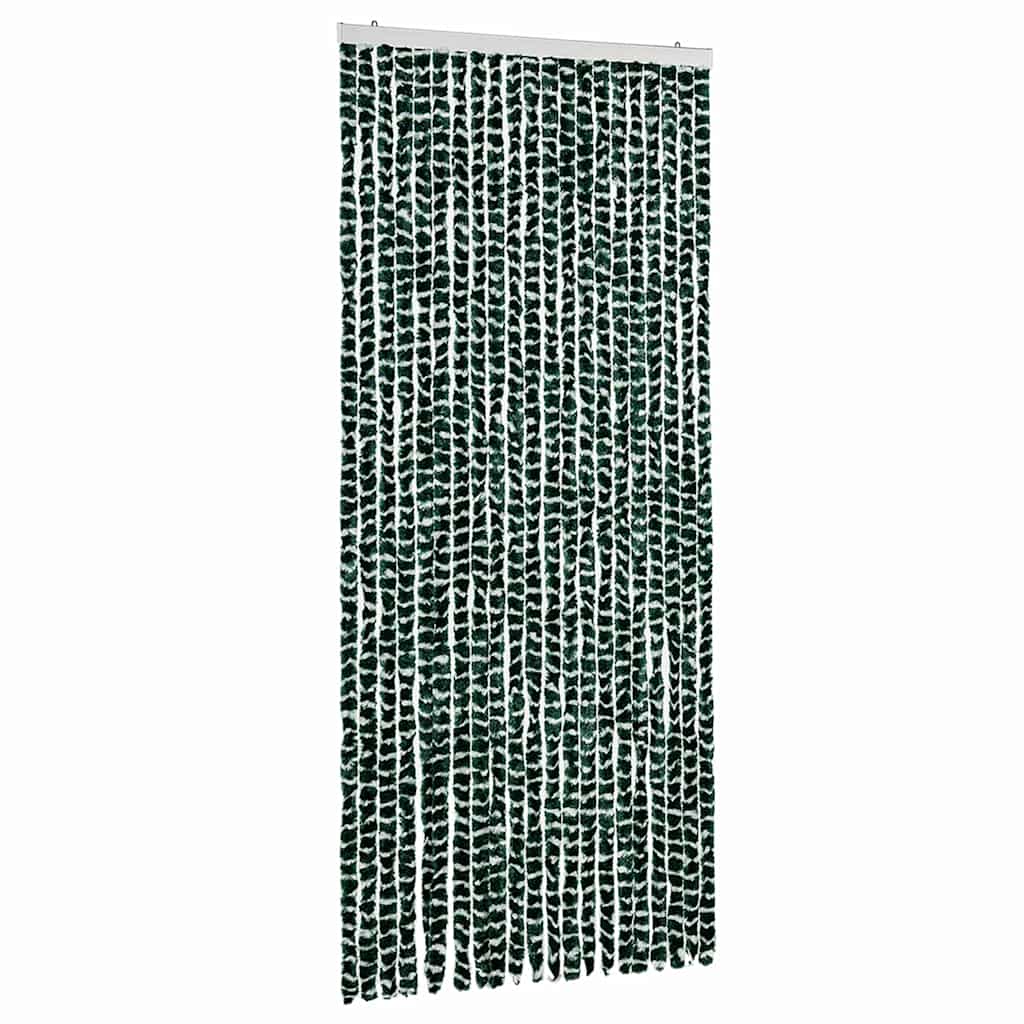 Putukakardin roheline ja valge, 90 x 220 cm, šenill