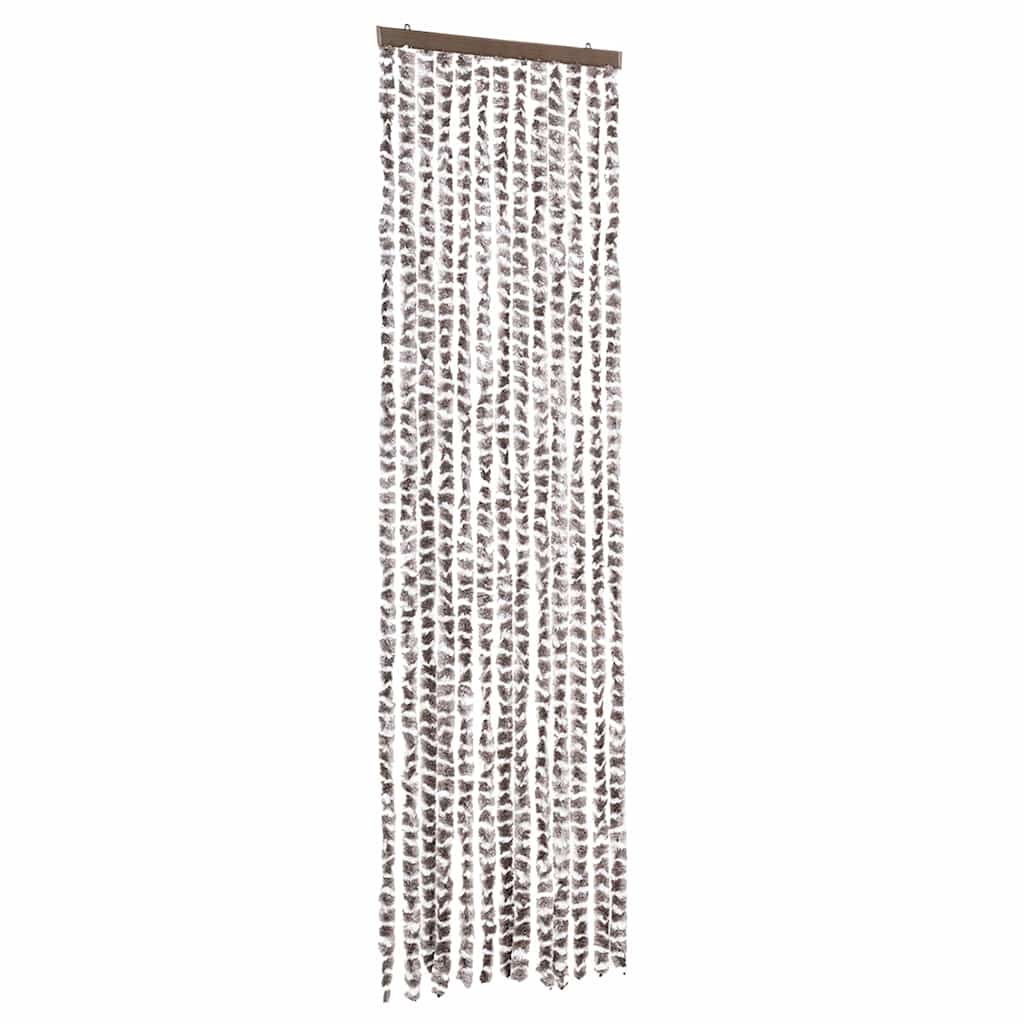 Putukakardin pruunikashall ja valge, 56 x 185 cm šenill