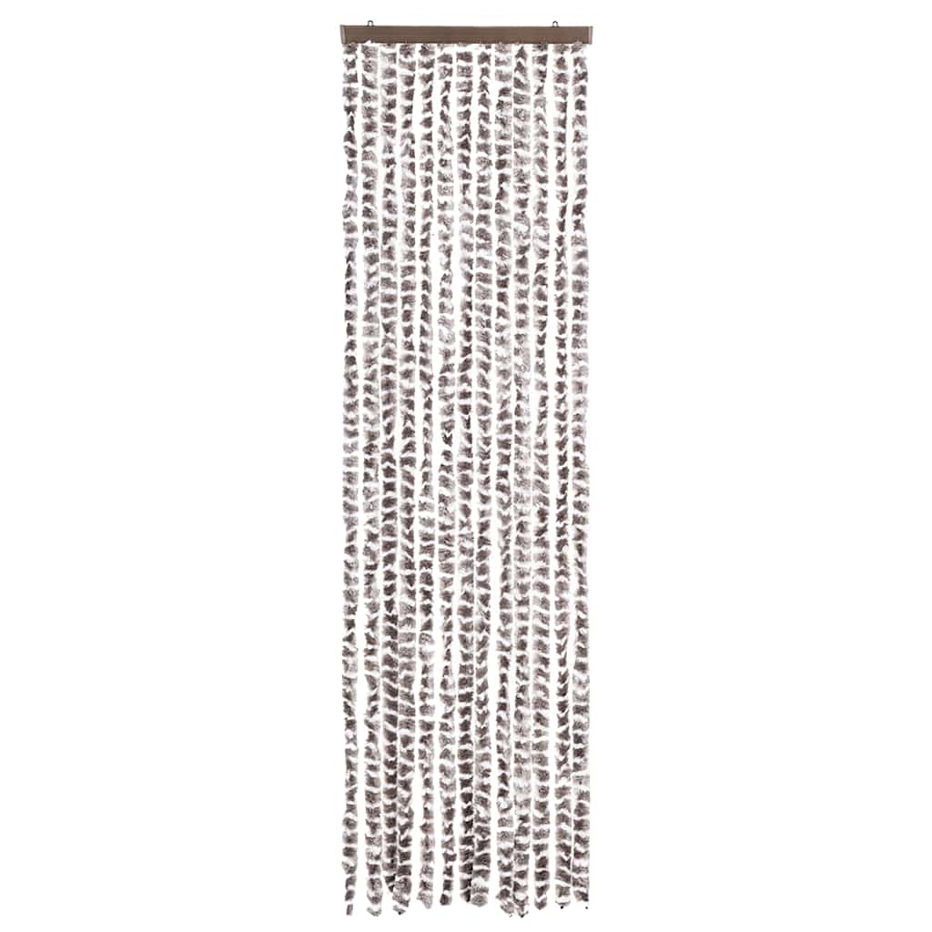 Putukakardin pruunikashall ja valge, 56 x 185 cm šenill