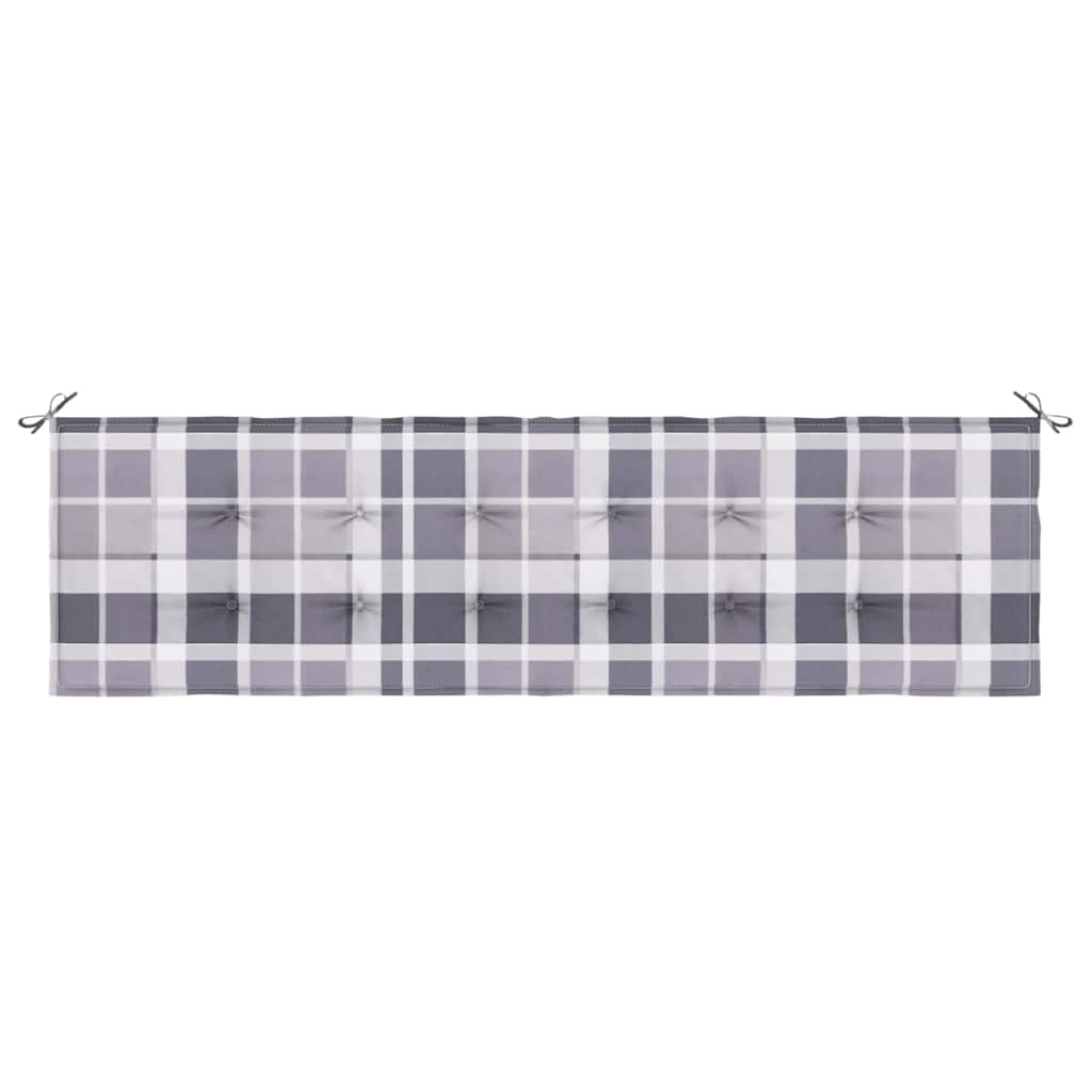 Aiapingi istmepadi, hallid ruudud, 180x50x3 cm, kangas