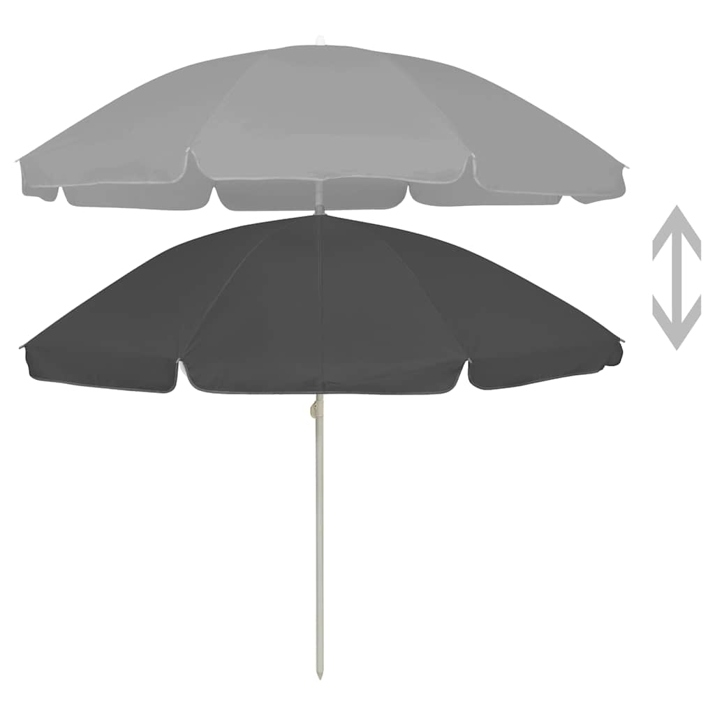 Ranna päikesevari, antratsiithall, 240 cm