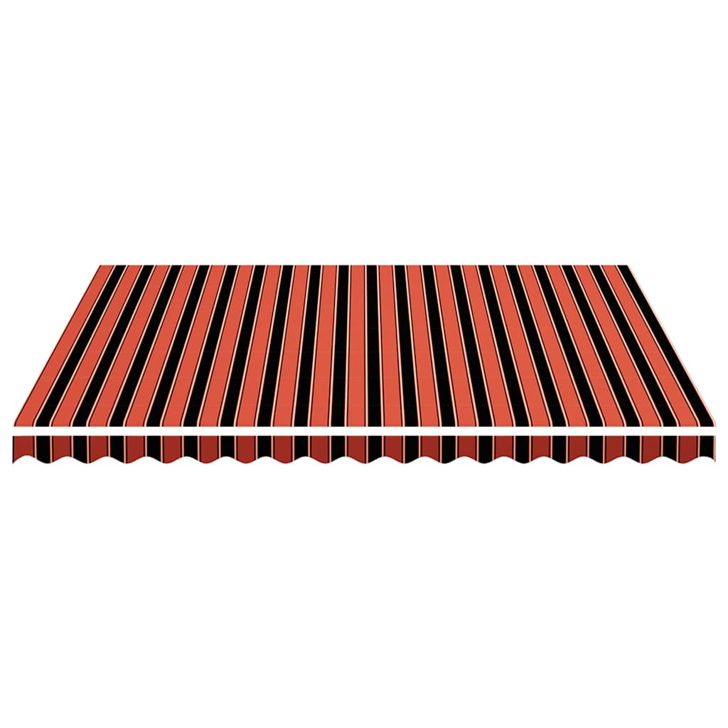 Varikatuse asenduskangas, oranž ja pruun, 450x350 cm, polüester