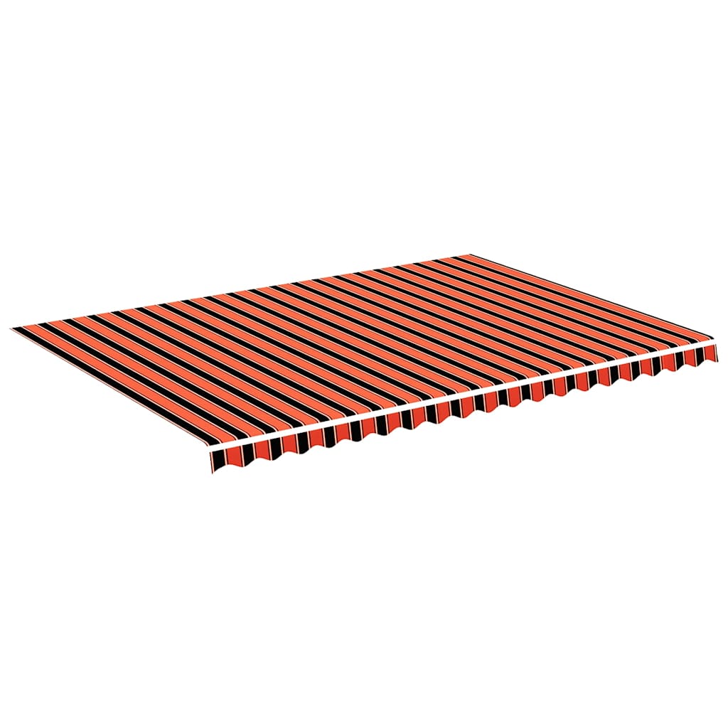 Varikatuse asenduskangas, oranž ja pruun, 500x350 cm, polüester