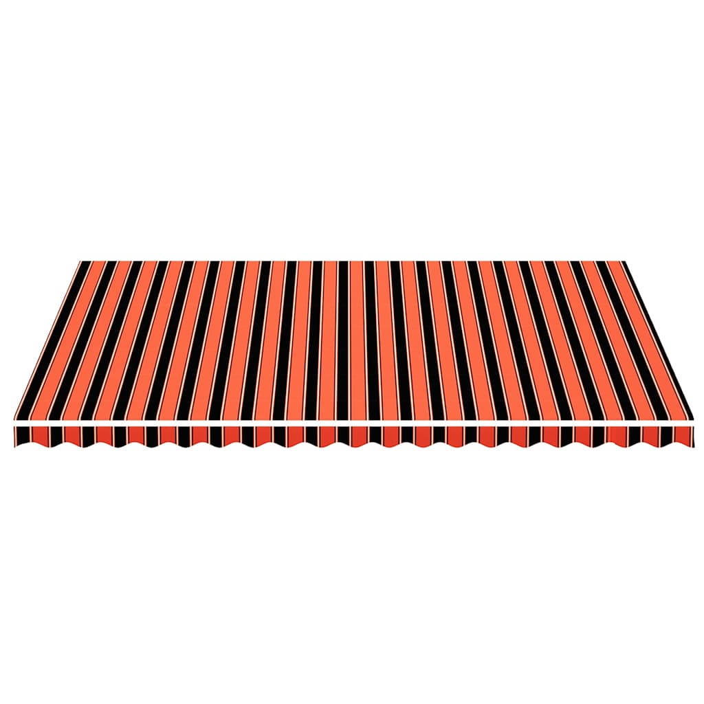 Varikatuse asenduskangas, oranž ja pruun, 500x350 cm, polüester