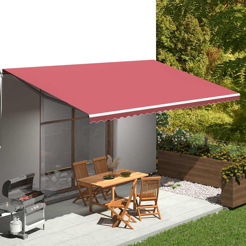 Varikatuse asenduskangas, burgundiapunane, 600x350 cm, polüester