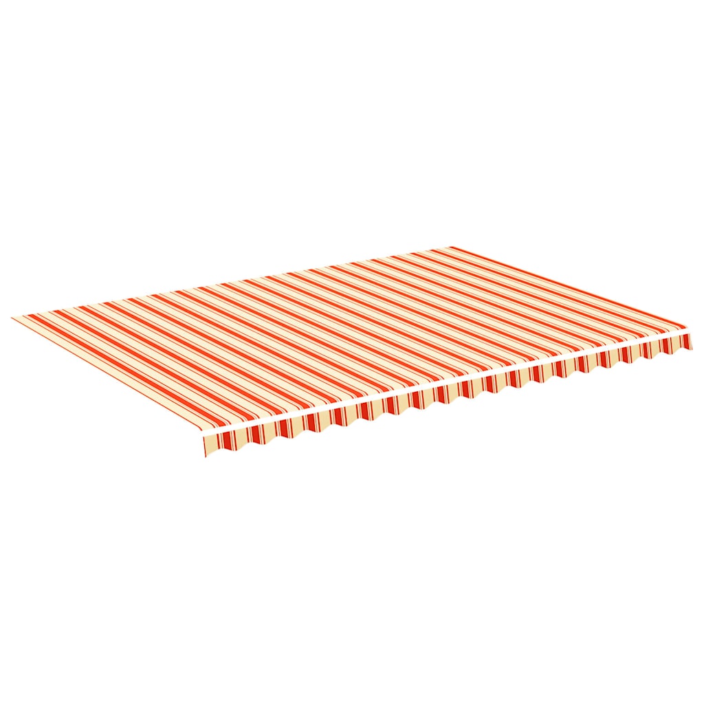 Varikatuse asenduskangas, kollane ja oranž, 500x350 cm, polüester