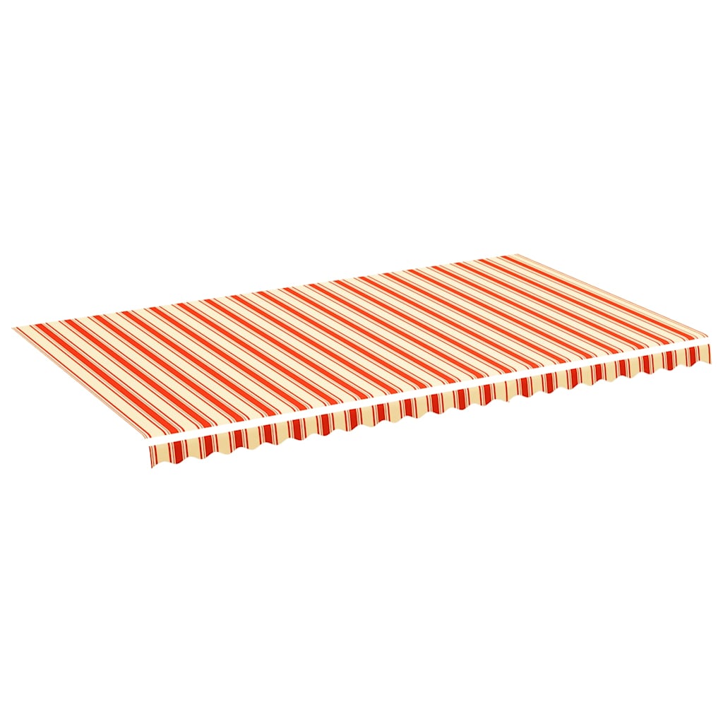 Varikatuse asenduskangas, kollane ja oranž, 600x350 cm, polüester