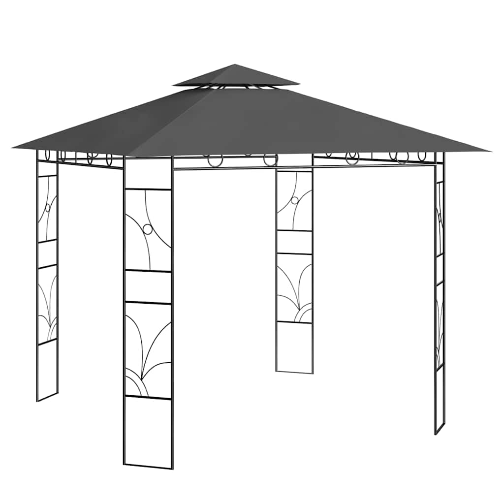 Lehtla 3 x 3 x 2,7 m, antratsiithall, 160 g/m²