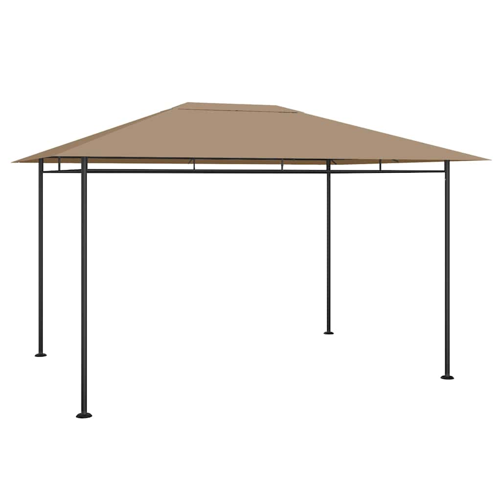 Lehtla 384x281x270 cm, pruunikashall, 180 g/m²