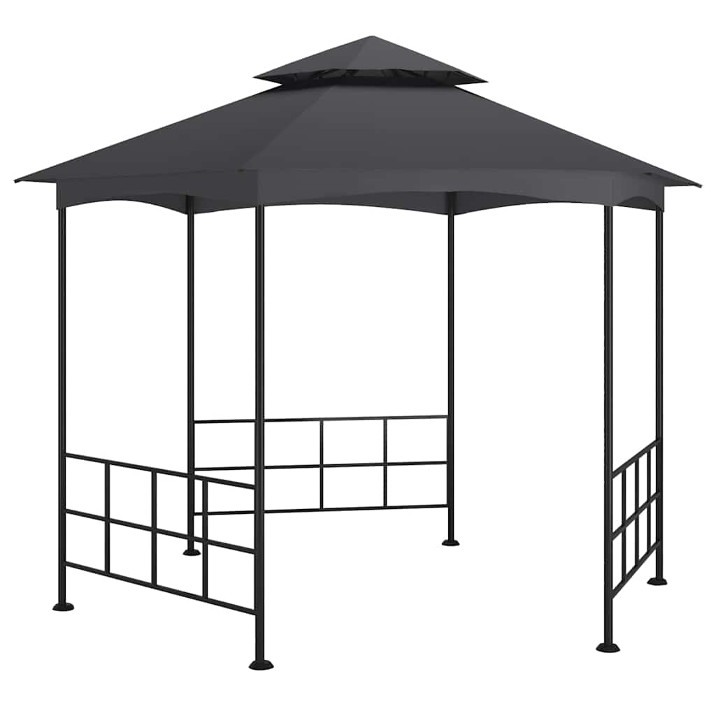 Varikatus külgseintega, 3,1x2,7 m, antratsiithall