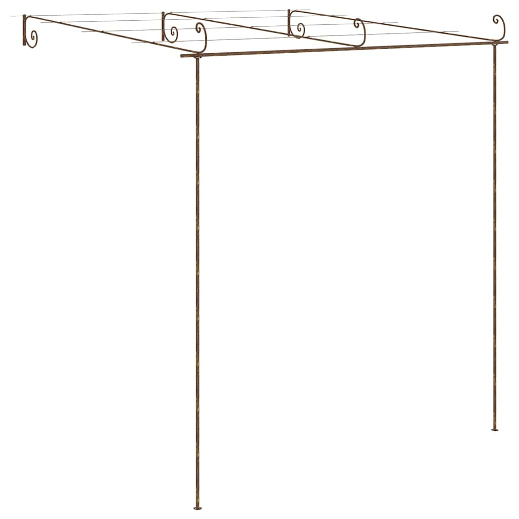 Lehtla, antiikpruun, 3 x 3 x 2,5 m, raud