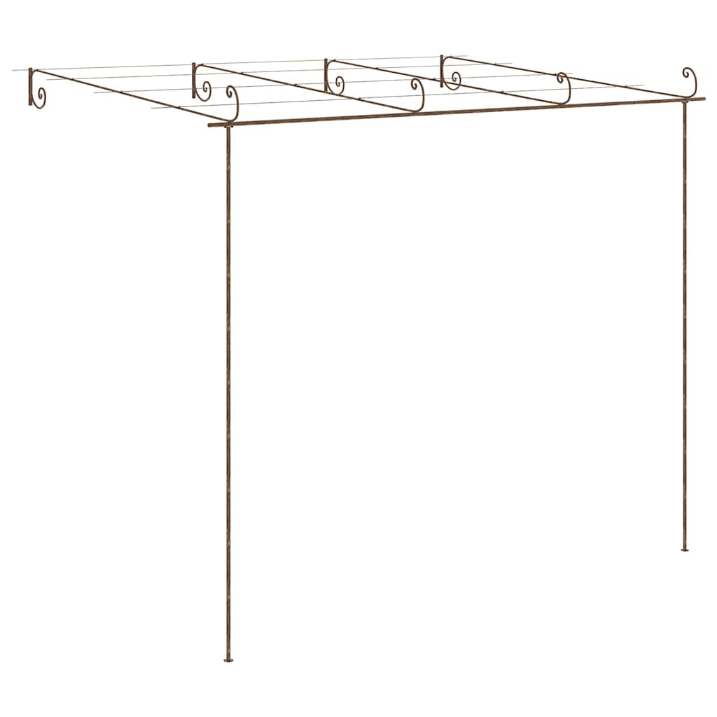 Lehtla, antiikpruun, 4 x 3 x 2,5 m, raud
