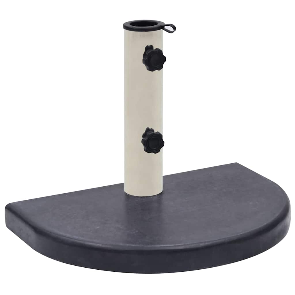 Päevavarju alus, must, 40 x 28 x 4 cm, graniit