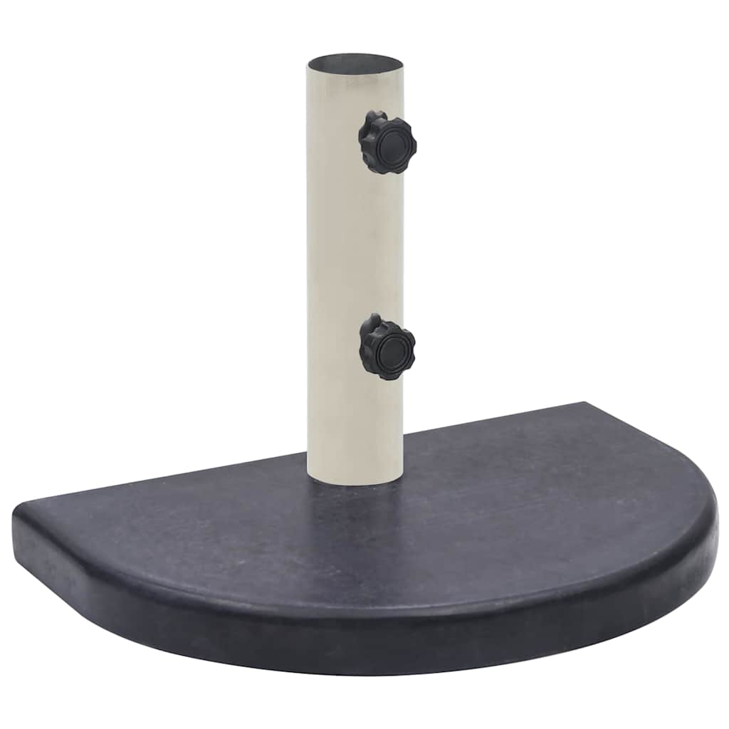 Päevavarju alus, must, 40 x 28 x 4 cm, graniit