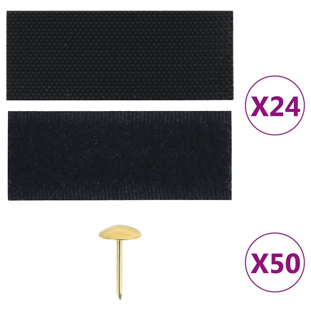 Putukakaitse uksekardinad 2 tk magnetplokkidega must 220x100 cm