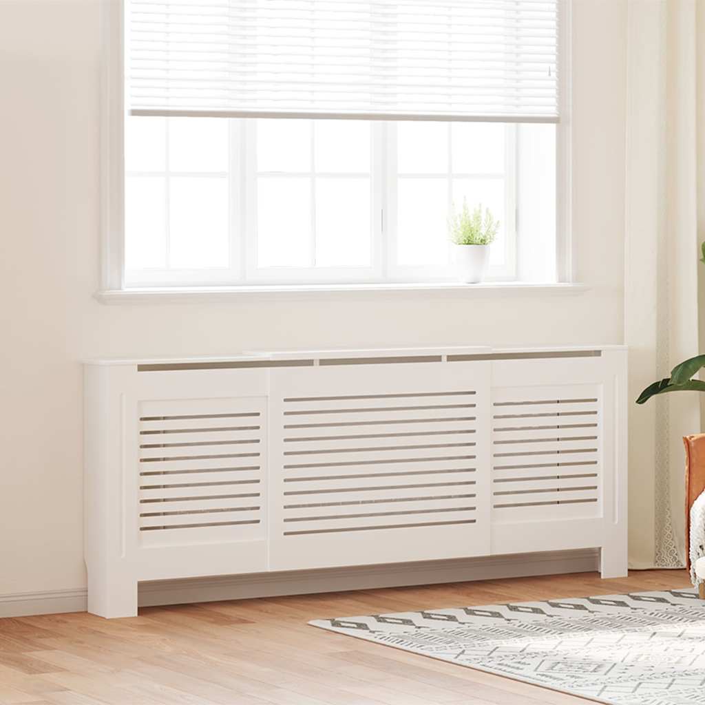 MDF radiaatorikate, valge, 205 cm