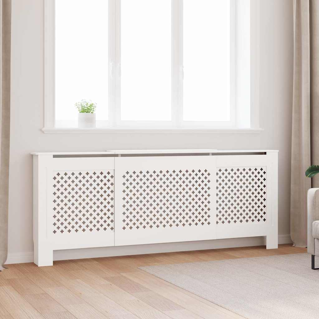 MDF radiaatorikate, valge, 205 cm