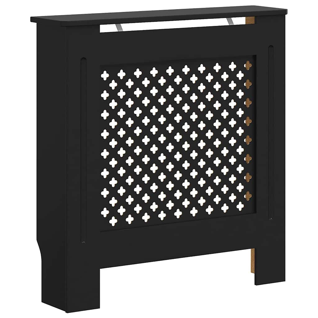 MDF radiaatorikate, must, 78 cm