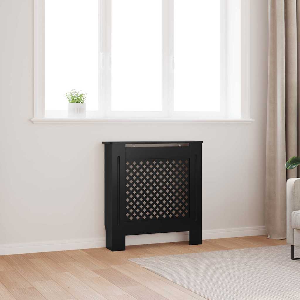 MDF radiaatorikate, must, 78 cm