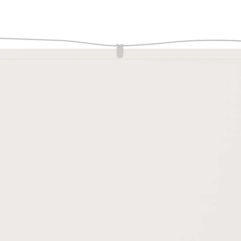 Vertikaalne varikatus valge 140x800 cm Oxfordi kangas