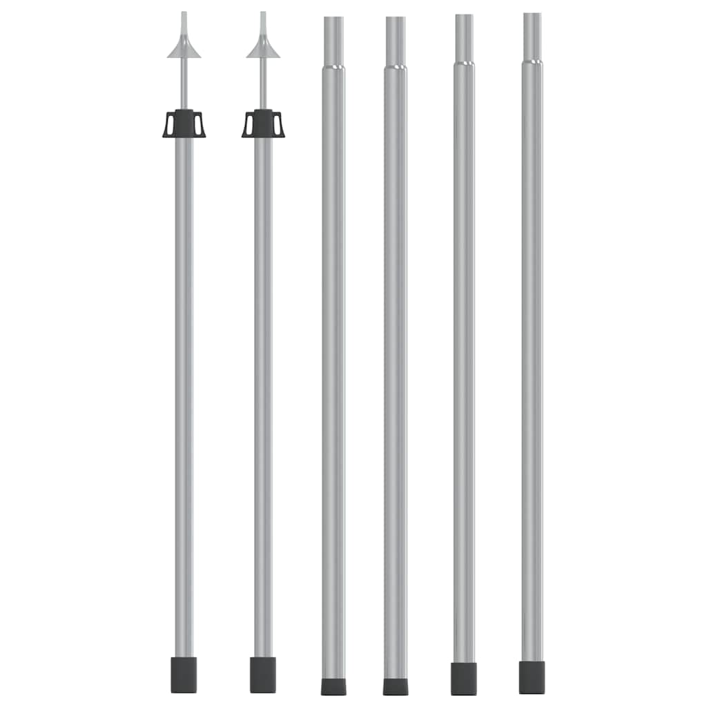 Teleskoopvaiad pikkusega 102–260 cm, 2 tk, alumiinium