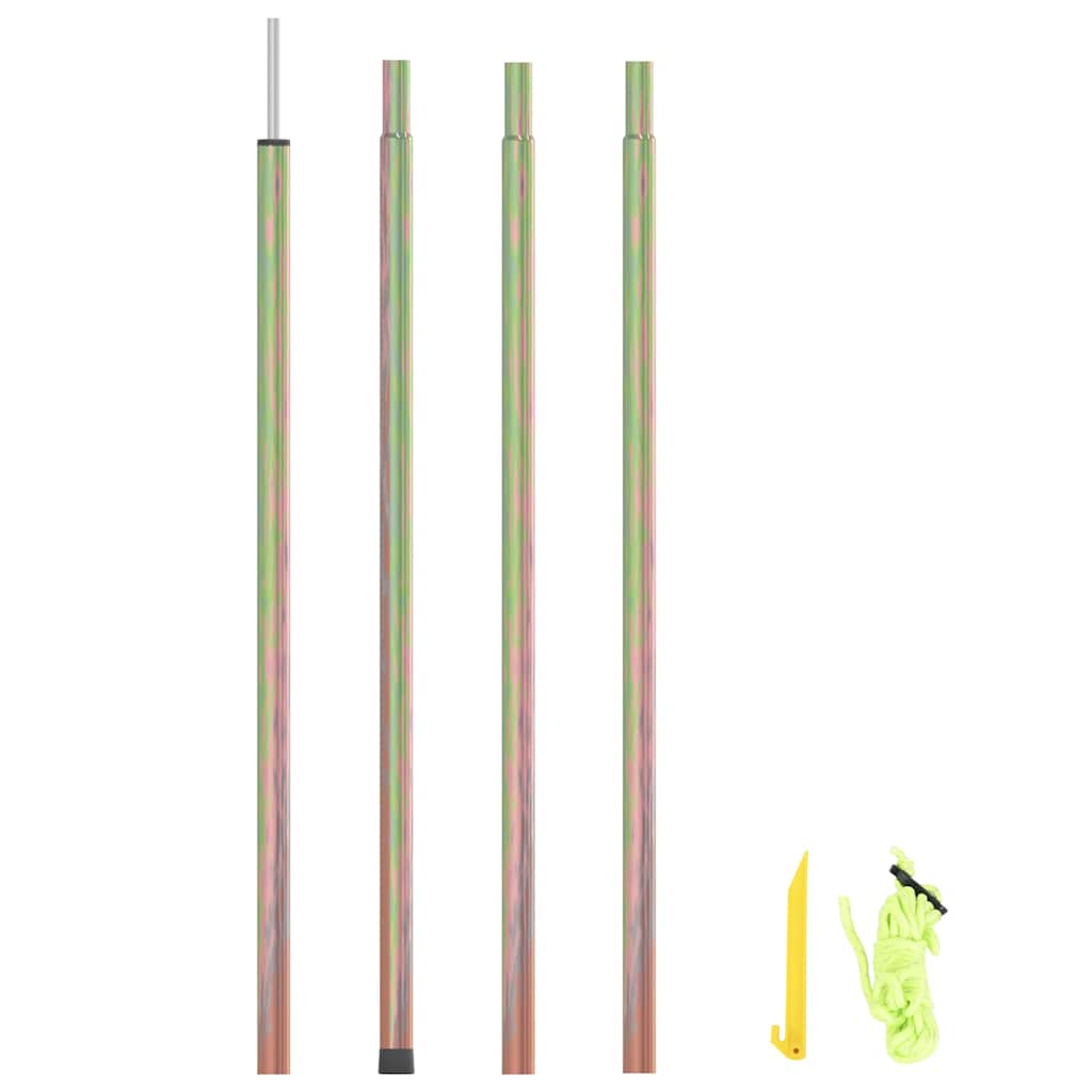 Päikesepurje post, 200 cm, tsingitud teras
