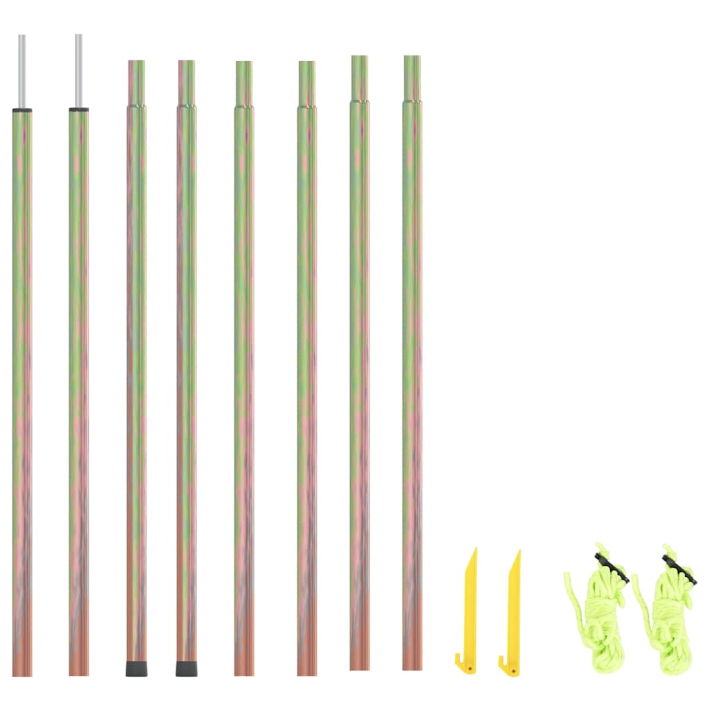 Päikesepurje postid, 2 tk 200 cm, tsingitud teras