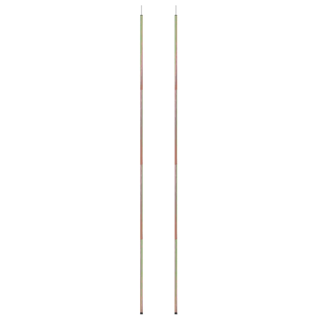 Päikesepurje postid, 2 tk 200 cm, tsingitud teras