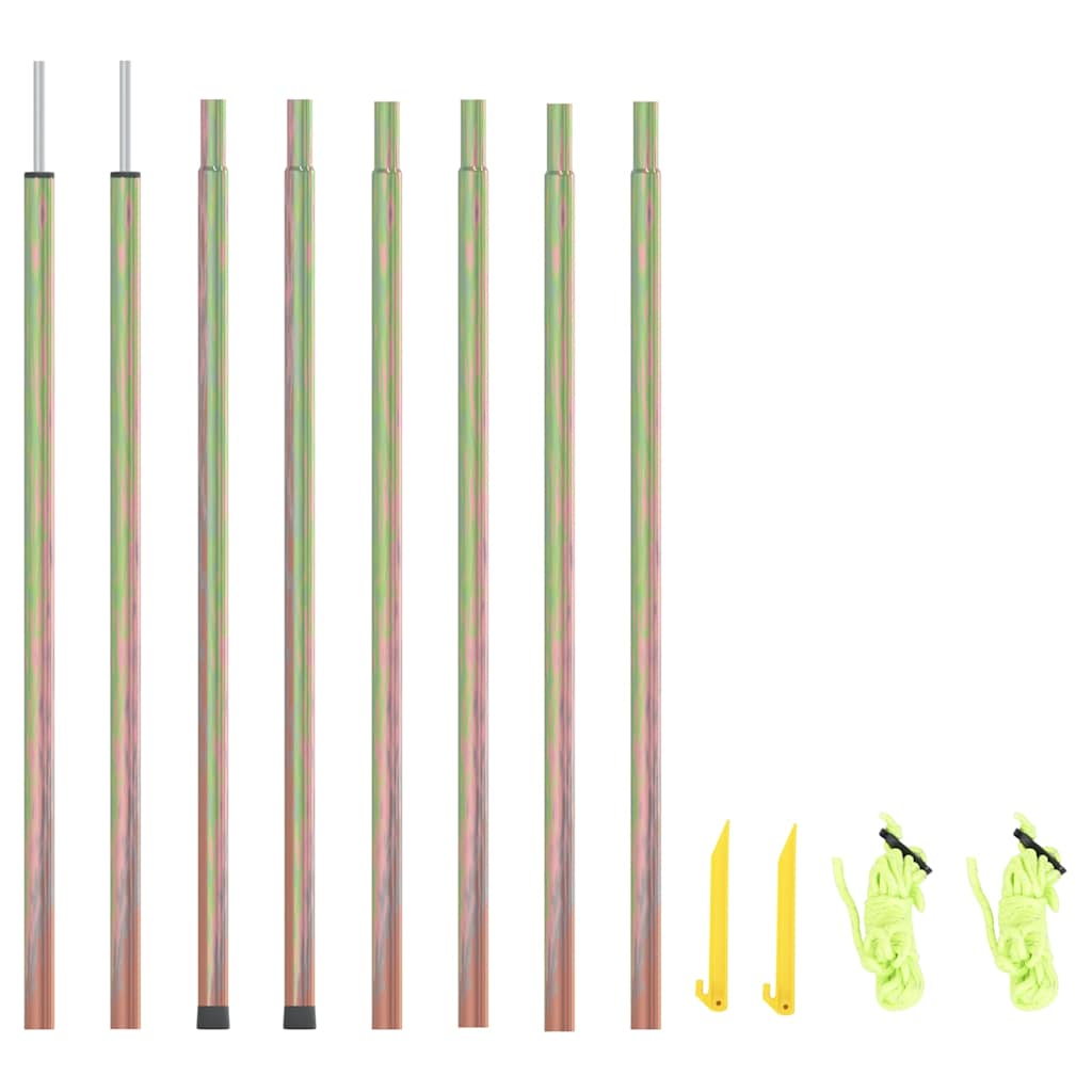 Päikesepurje postid, 2 tk 250 cm, tsingitud teras