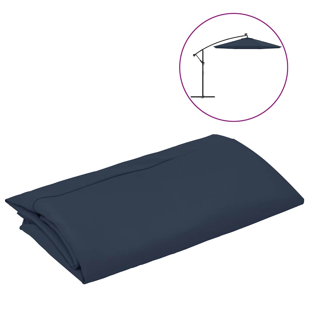 Asenduskangas päikesevarjule Sinine 350 cm
