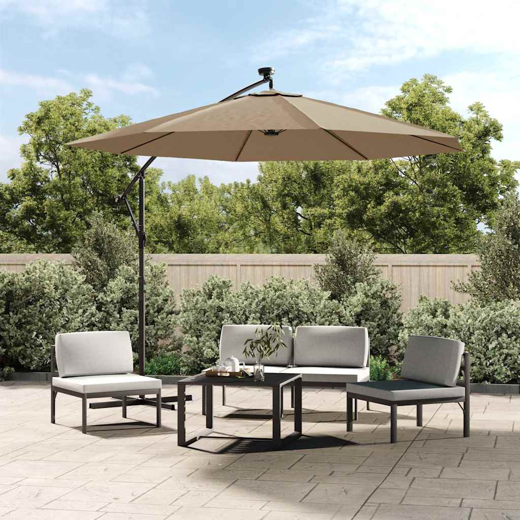Asenduskangas päikesevarjule Taupe 350 cm