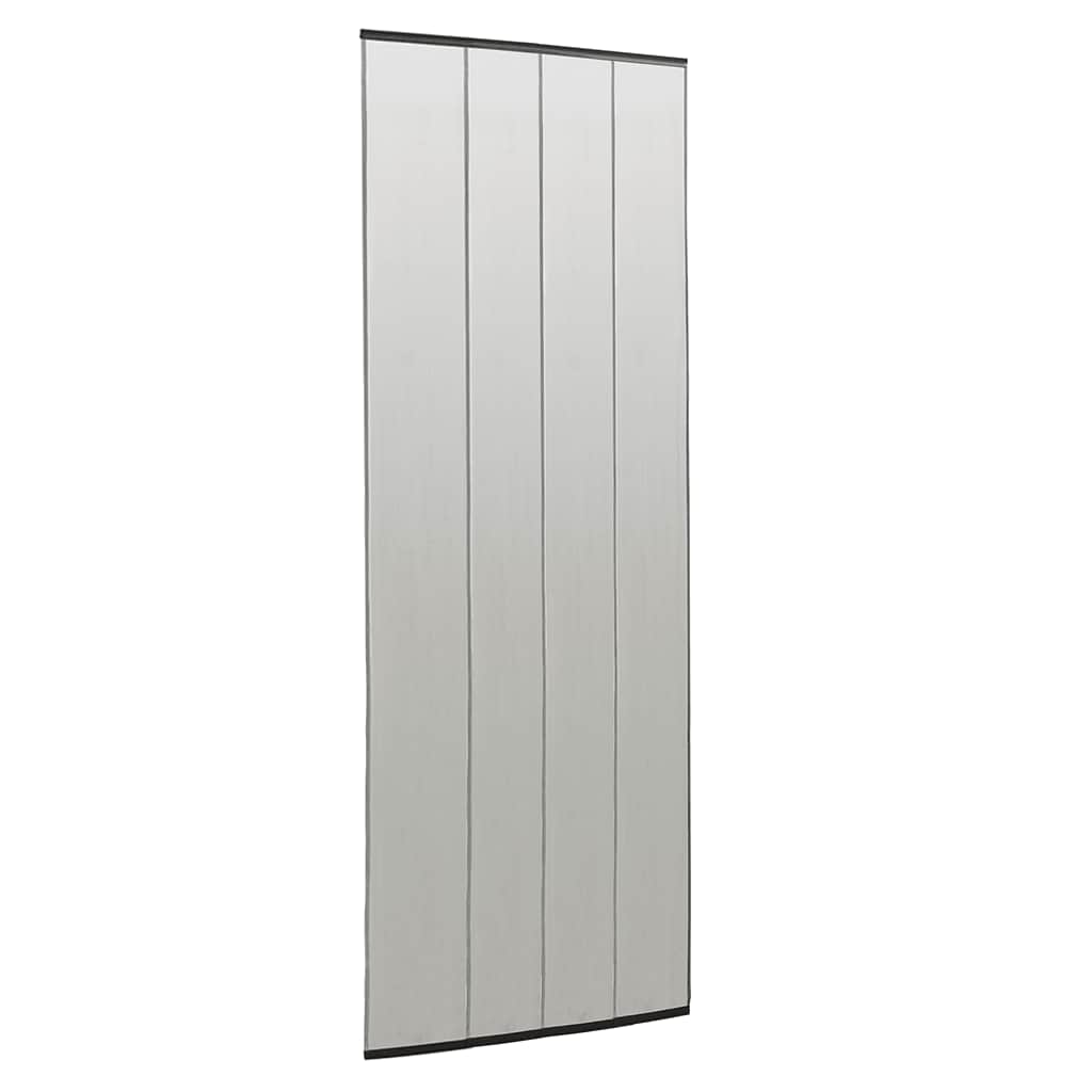 Putukakardin uksele, võrkkardinaga, must, 100x220 cm, polüester