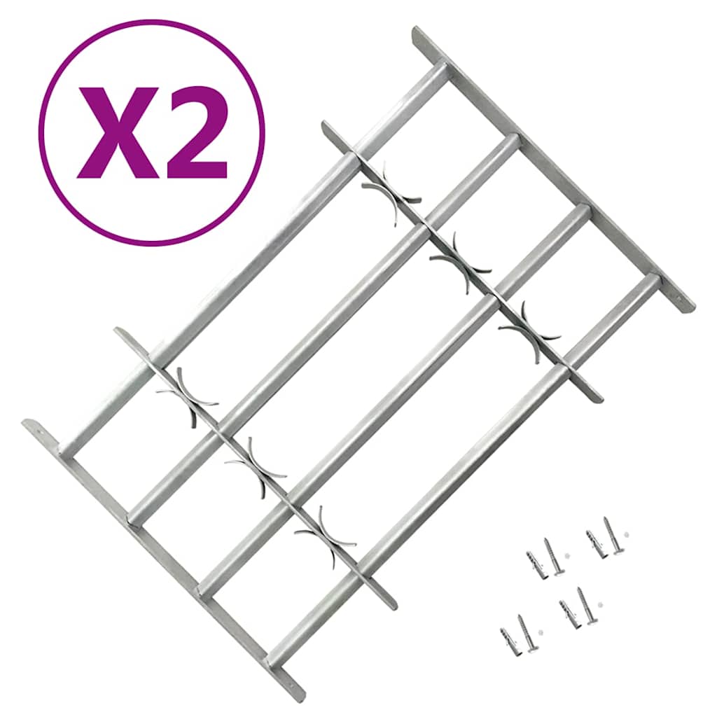 Reguleeritavad turvatrellid akendele 2 tk 1000–1500 mm