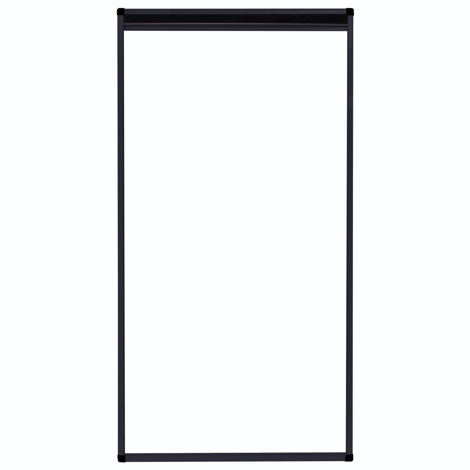 Plisseeritud putukavõrk aknale alumiinium antratsiit 80x160 cm